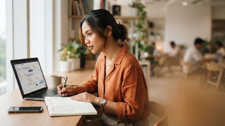 Marketer Indonesia menerapkan cara memantau brand di AI dengan mengecek jawaban ChatGPT dan mencatat hasilnya
