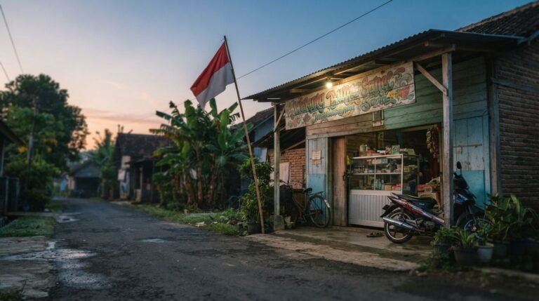 Toko dengan papan nama sendiri sebagai gambaran kenapa bisnis harus punya website sendiri, bukan menyewa kanal
